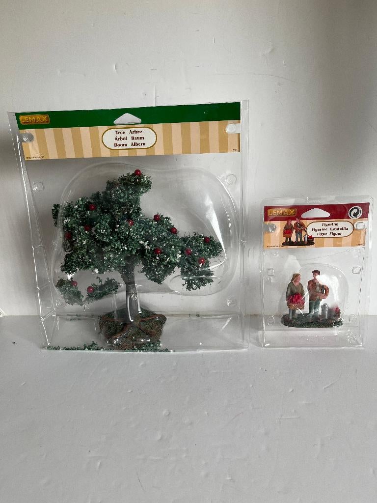 Lemax - Appelboom en Appelplukkers kerst, Verzenden, Zo goed als nieuw
