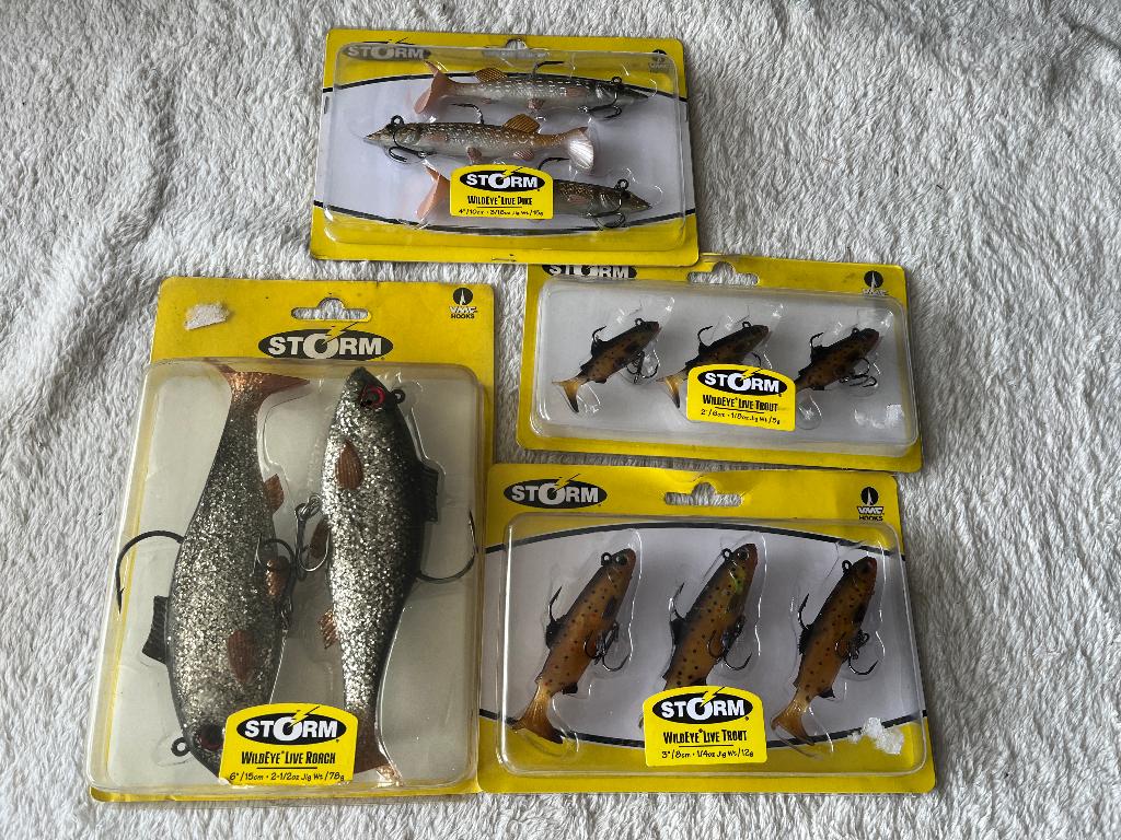 adv 150 / NIEUW mixset 4 blisters kunstaas STORM, Ophalen of Verzenden, Nieuw, Overige typen