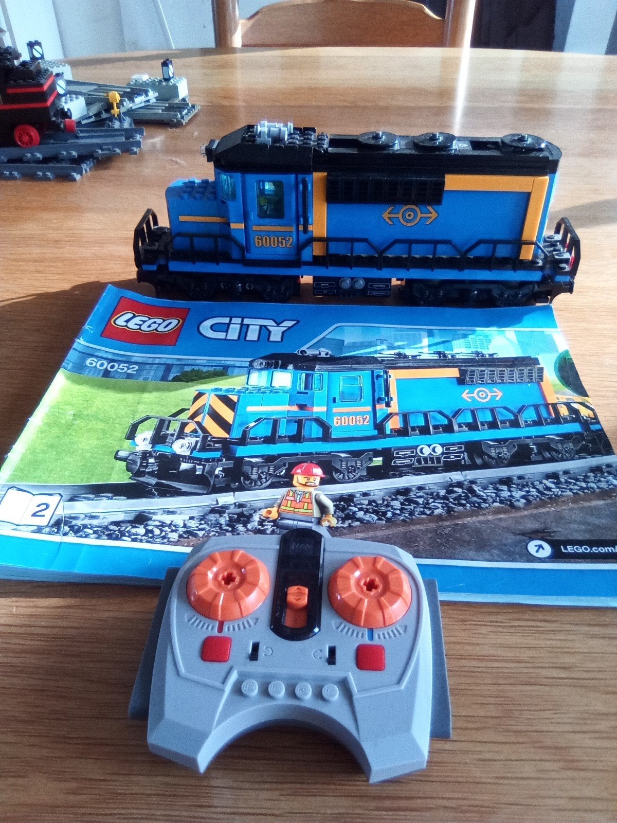 Lego City Cargo Trein 60052 Locomotief met minifiguur, Lego, Overige typen, Ophalen of Verzenden, Inclusief instructies