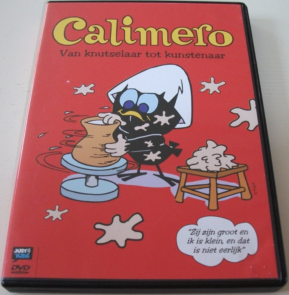 Dvd *** CALIMERO *** Deel 7: Van Knutselaar tot Kunstenaar, Cd's en Dvd's, Europees, Gebruikt, Tekenfilm, Alle leeftijden