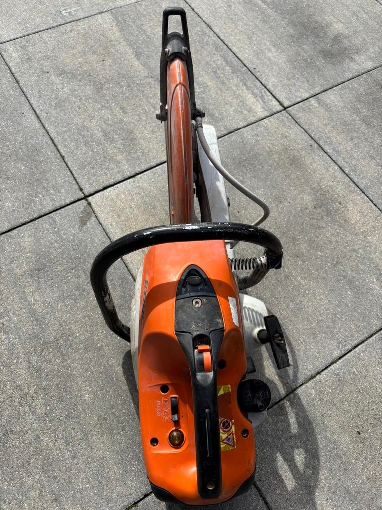 Stihl bandenzaag ts 410, Ophalen of Verzenden, Zo goed als nieuw