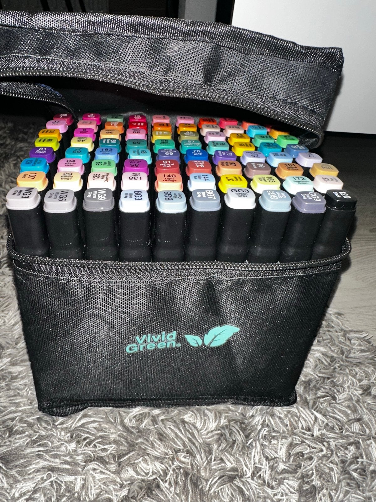 Vivid Green stiften set - 80 stuks in draagtas, Ophalen, Nieuw, Potlood of Stift