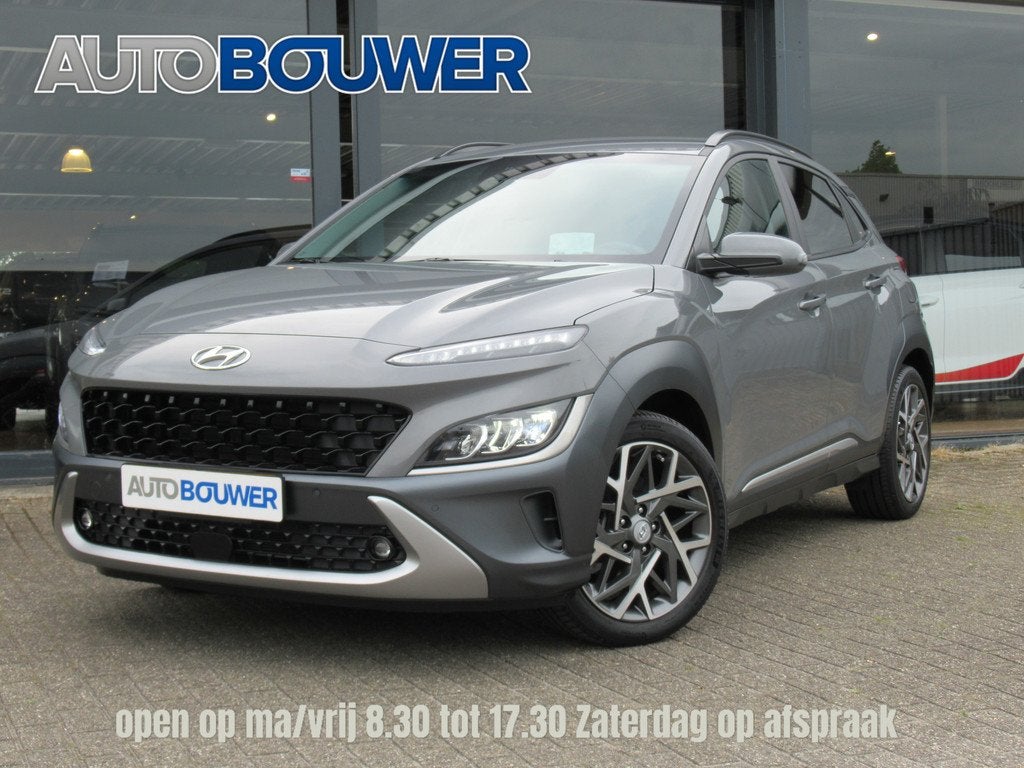 Hyundai KONA 1.6 GDI HEV Premium Edition 2e eigen | dealer o, Gebruikt, Bedrijf, Hybride Elektrisch/Benzine, 1300 kg
