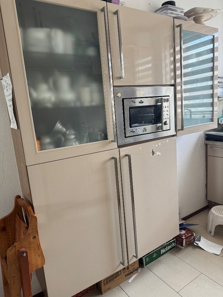 Keuken te koop, Ophalen, Gebruikt, Crème, U-keuken
