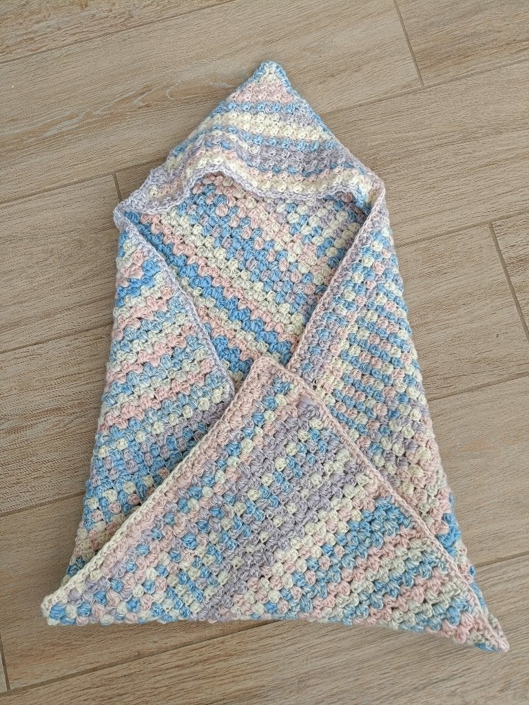 Baby wikkeldoek cape met hoodie alpaca, merino, scheerwol, Ophalen of Verzenden, Nieuw, Deken