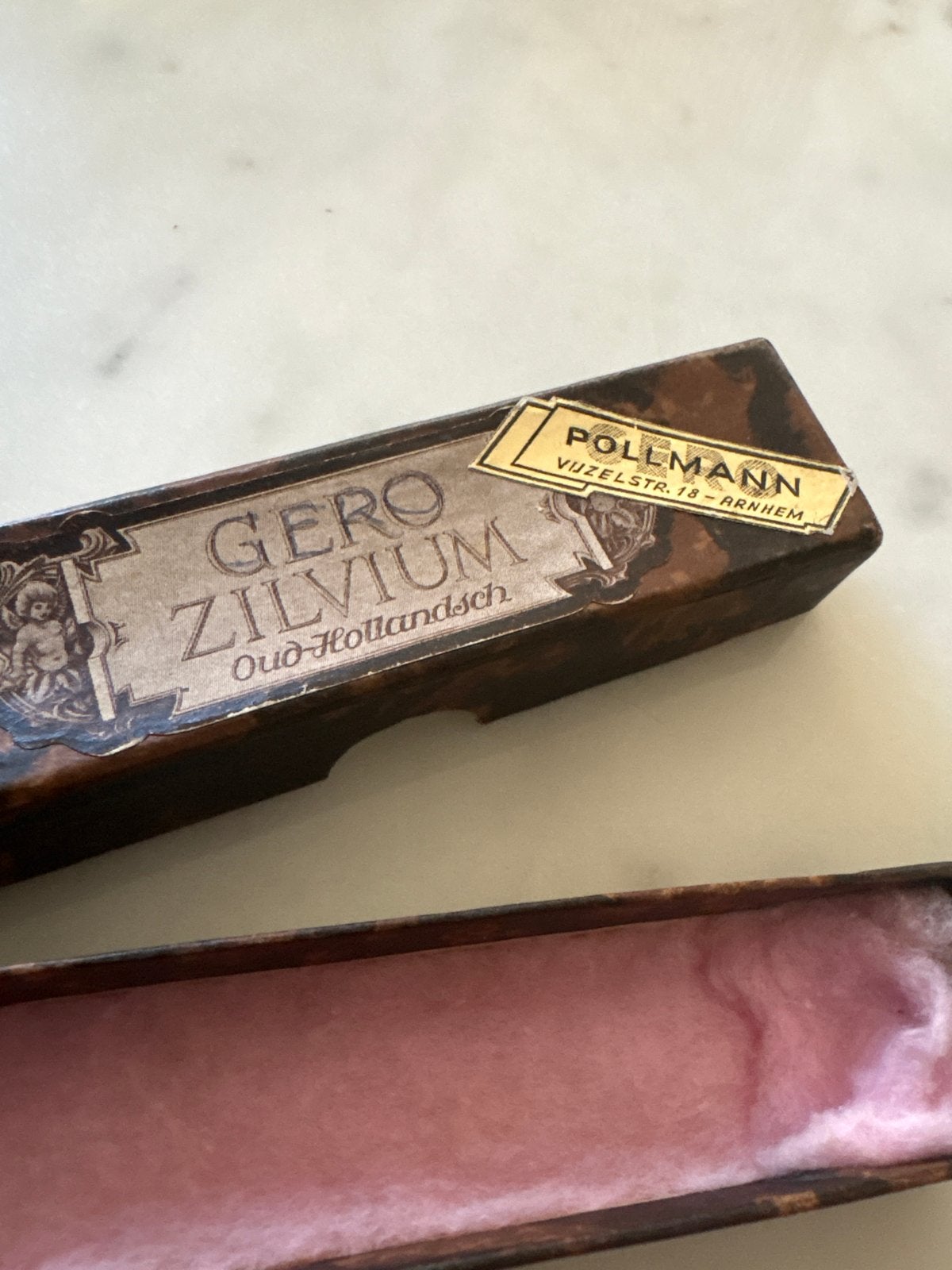 Vintage Arnhemse Boekenlegger Fregat Gero Zilvium 1959, Ophalen of Verzenden, Gebruikt, Overige onderwerpen