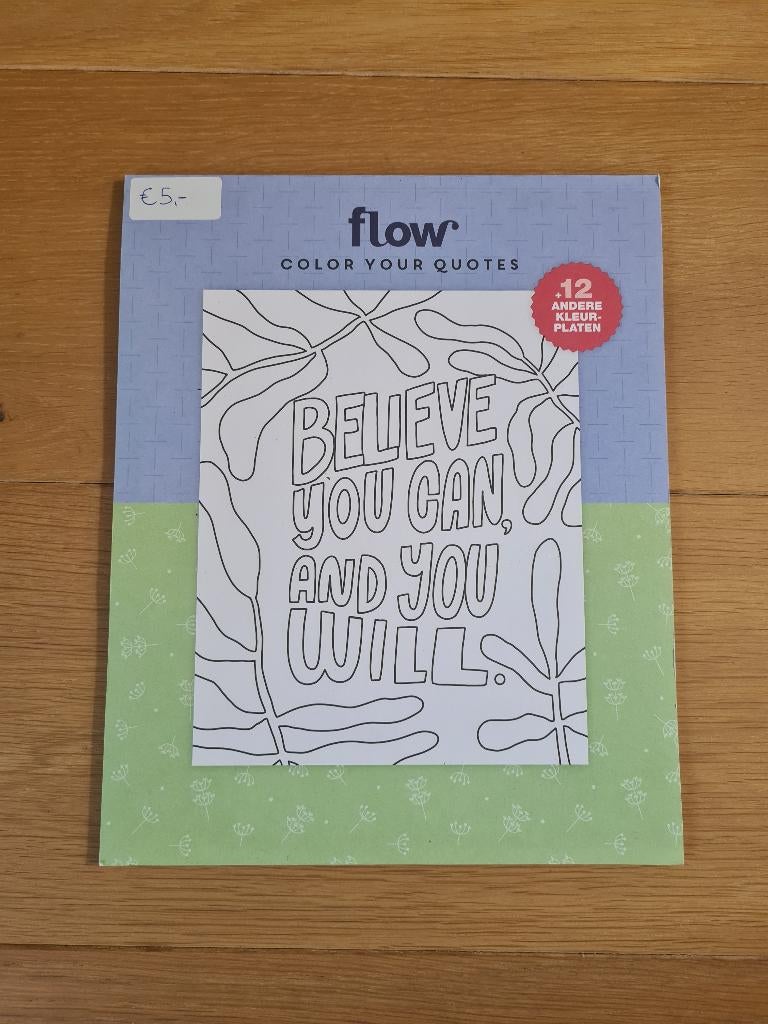 Flow - Color your quotes, Ophalen of Verzenden, Nieuw, Overige typen