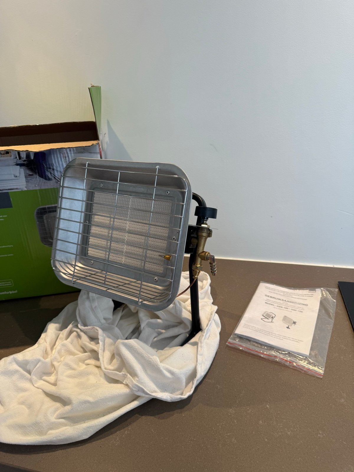 Gimeg Infrarood Straler ISS-100 met Statief, Ophalen, 30 tot 80 cm, Kachel, Minder dan 60 cm