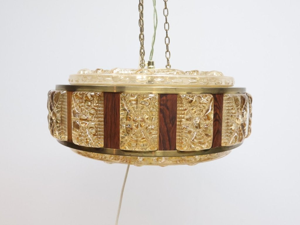 Vintage hanglamp Orrefors Zweden, Gebruikt, Orrefors, Zweden, Vintage Scandinavisch