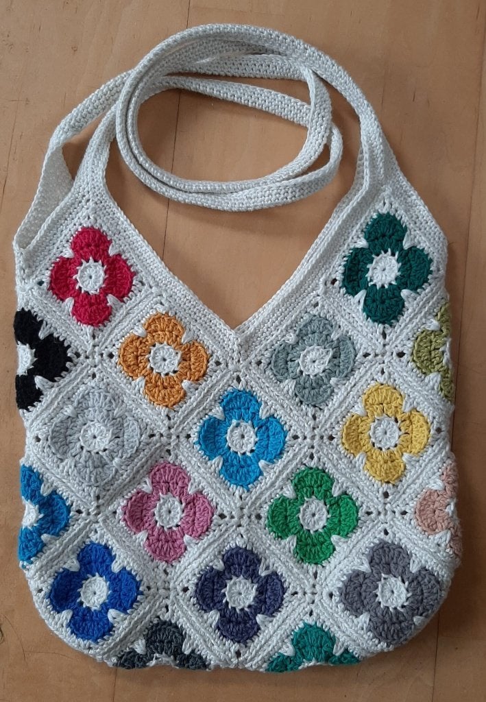 gehaakte tas grannies Orla Love, Ophalen of Verzenden, Nieuw, Overige kleuren, Schoudertasje
