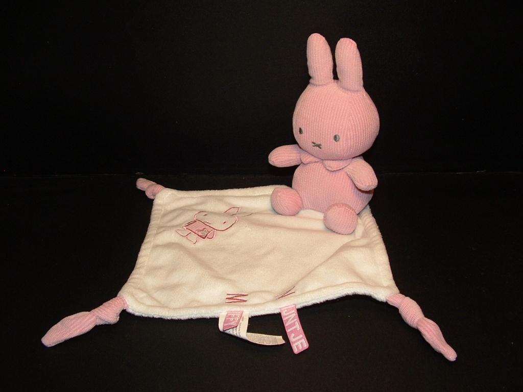 TIAMO MERCIS KONIJN NIJNTJE MIFFY KNUFFELDOEK VELOU, Verzenden, Nieuw, Overige typen