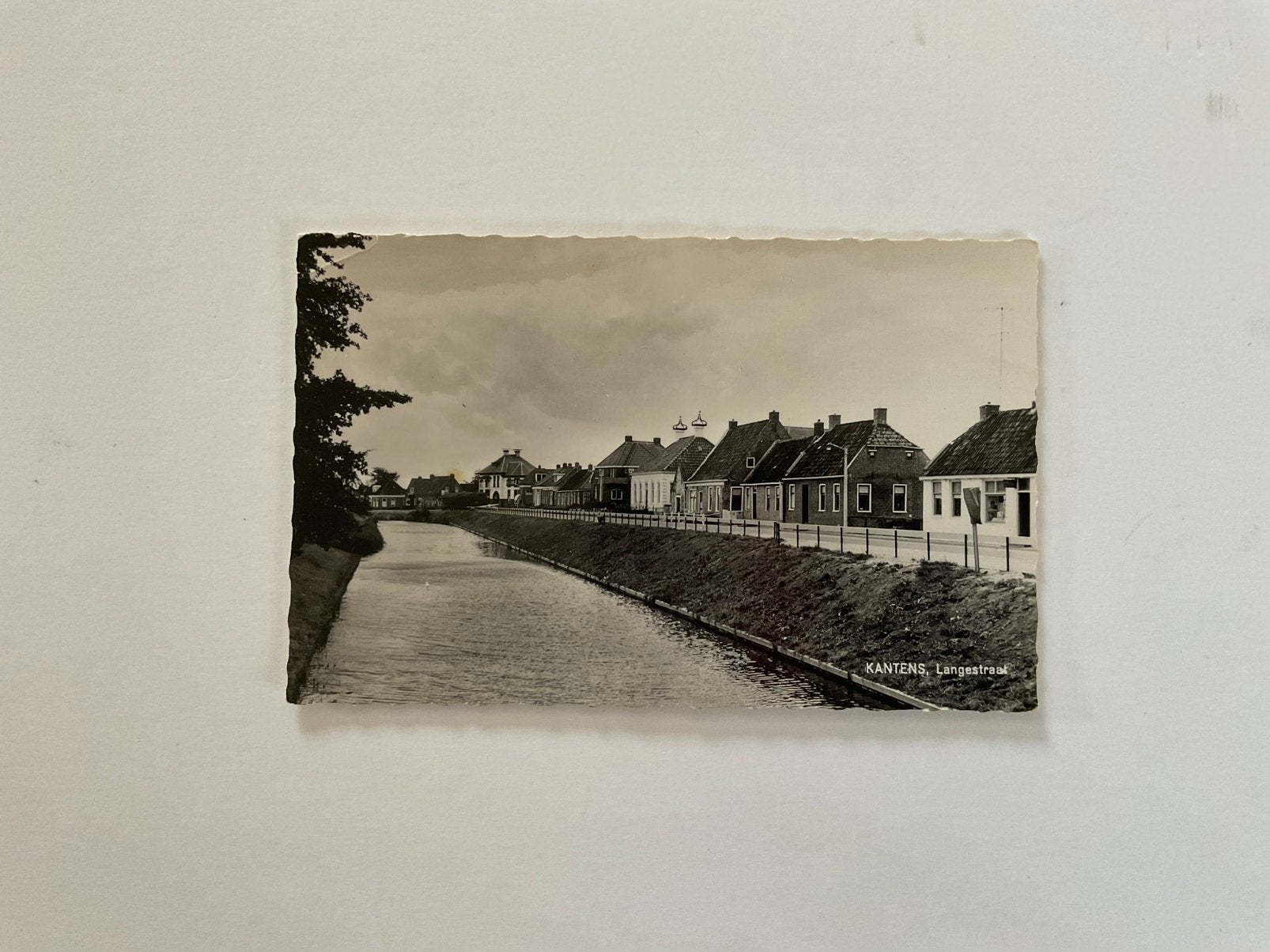 Kantens Langestraat ansichtkaart #20, Ophalen of Verzenden, Voor 1940, Gebruikt