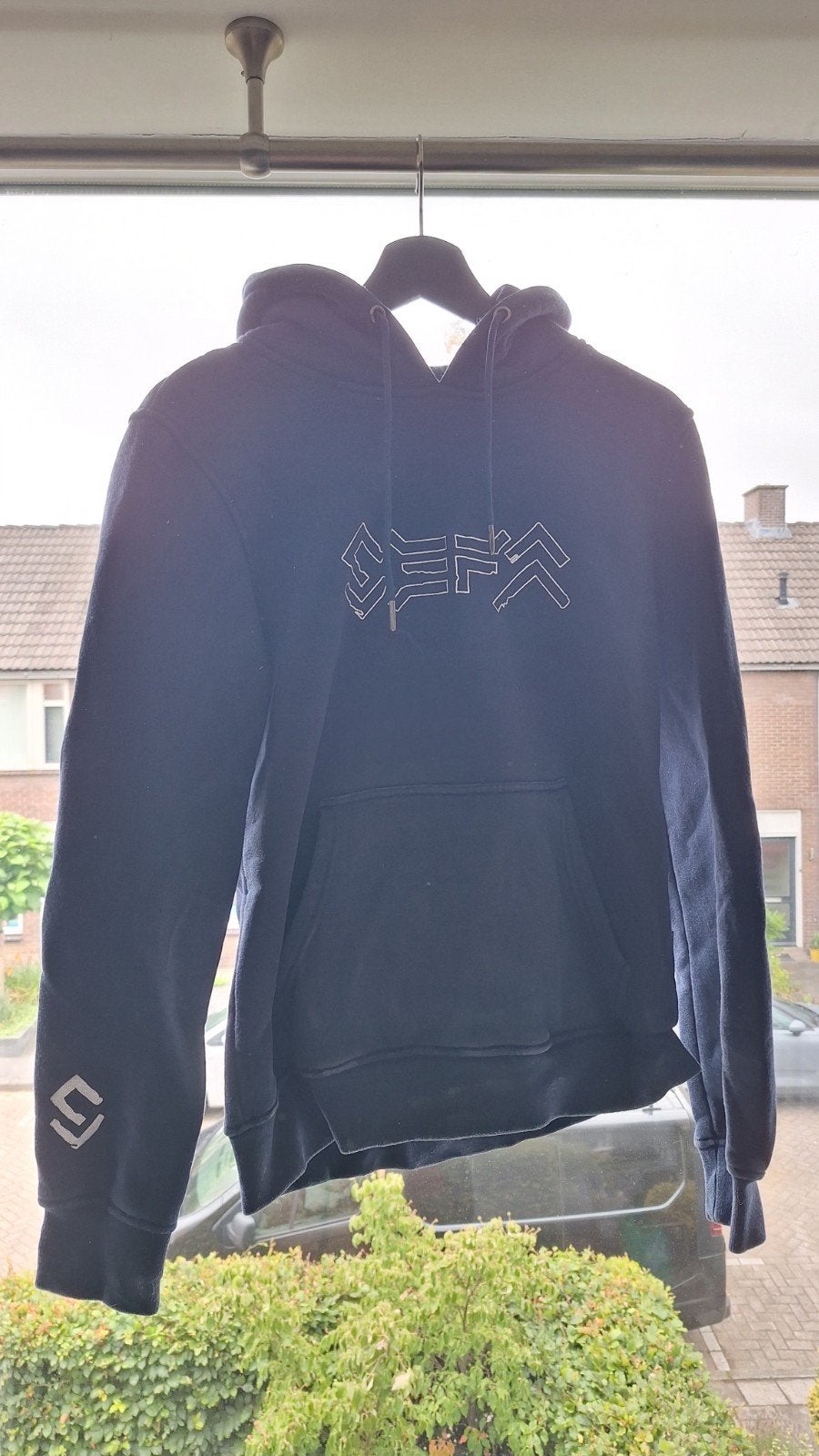 Sefa Hardcore Hoodie – Maat M (Als Nieuw), Ophalen of Verzenden, Zo goed als nieuw, Maat 48/50 (M), Zwart