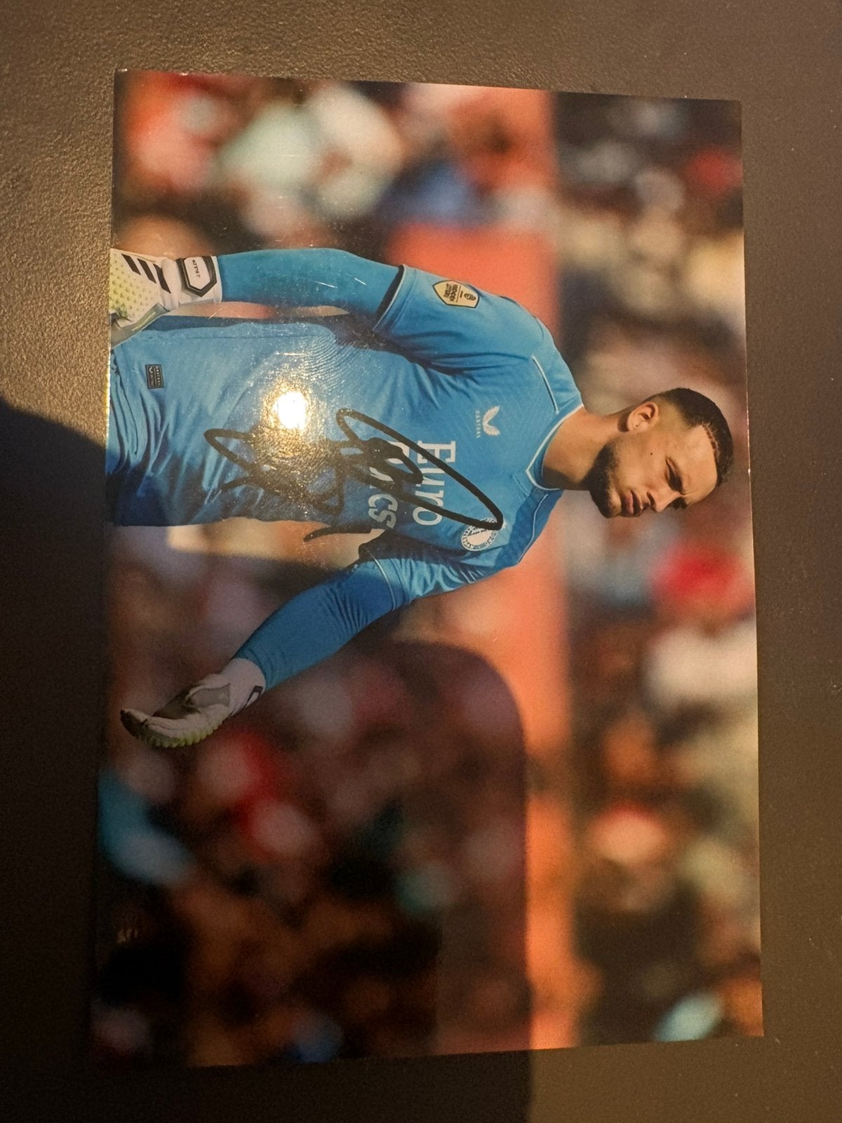 Gesigneerde feyenoord fotos, Verzamelen, Ophalen of Verzenden, Zo goed als nieuw, Feyenoord, Spelerskaart