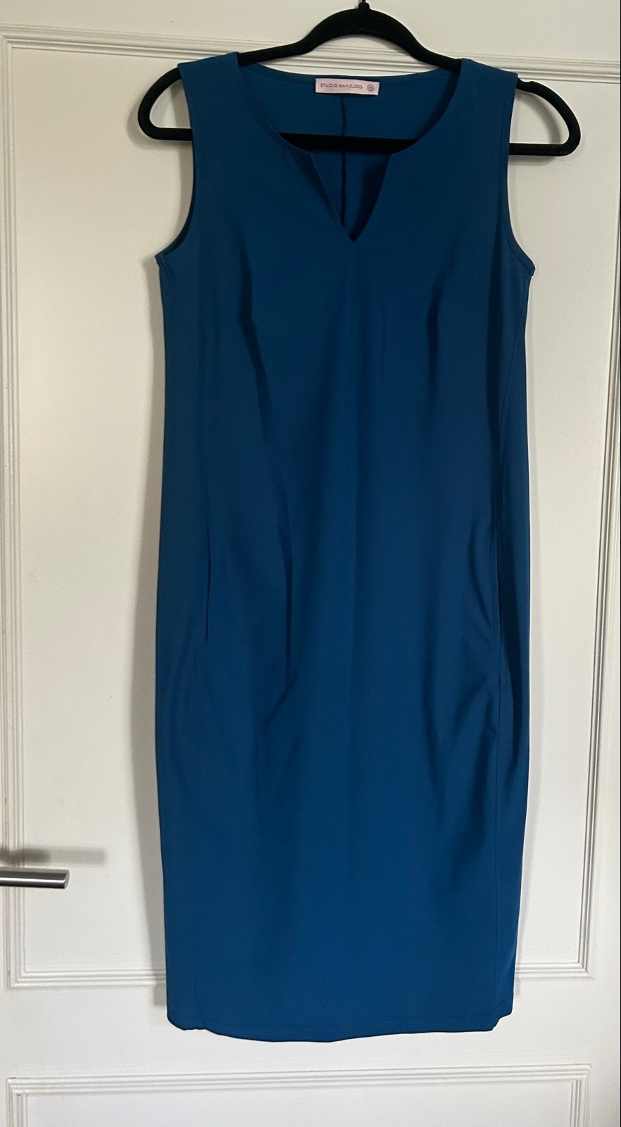 Studio Anneloes Simplicity Sleeveless Jurkje Petroleum Blauw, Zo goed als nieuw, Maat 34 (XS) of kleiner, Boven de knie, Verzenden