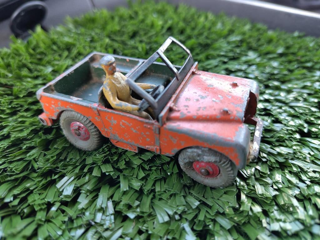 Vintage Matchbox Land Rover Series II - Oranje Speelgoedauto, Overige merken, Gebruikt, 1:50 of kleiner, Auto