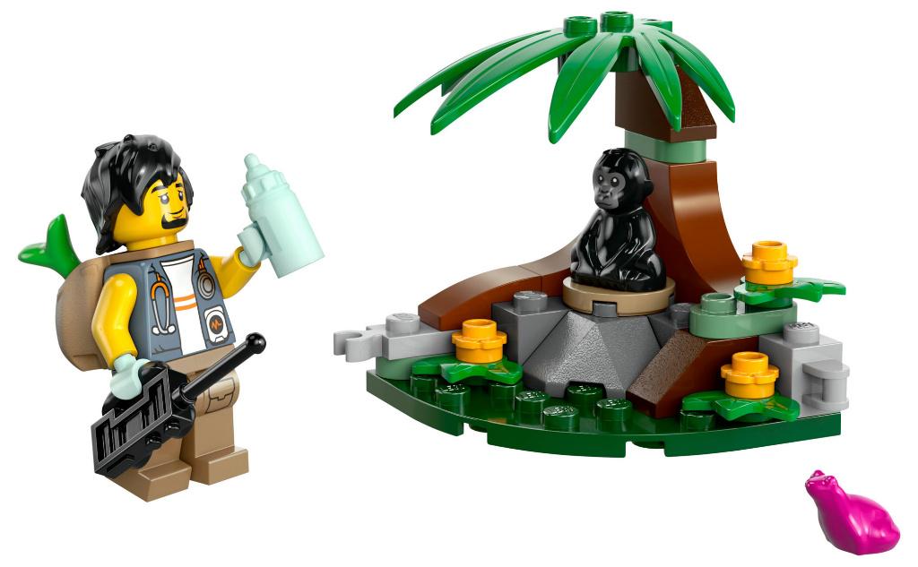 LEGO City 30665 Ontmoeting met BabyGorilla PolyBag 34 delig, Ophalen of Verzenden, Nieuw, Complete set, Lego