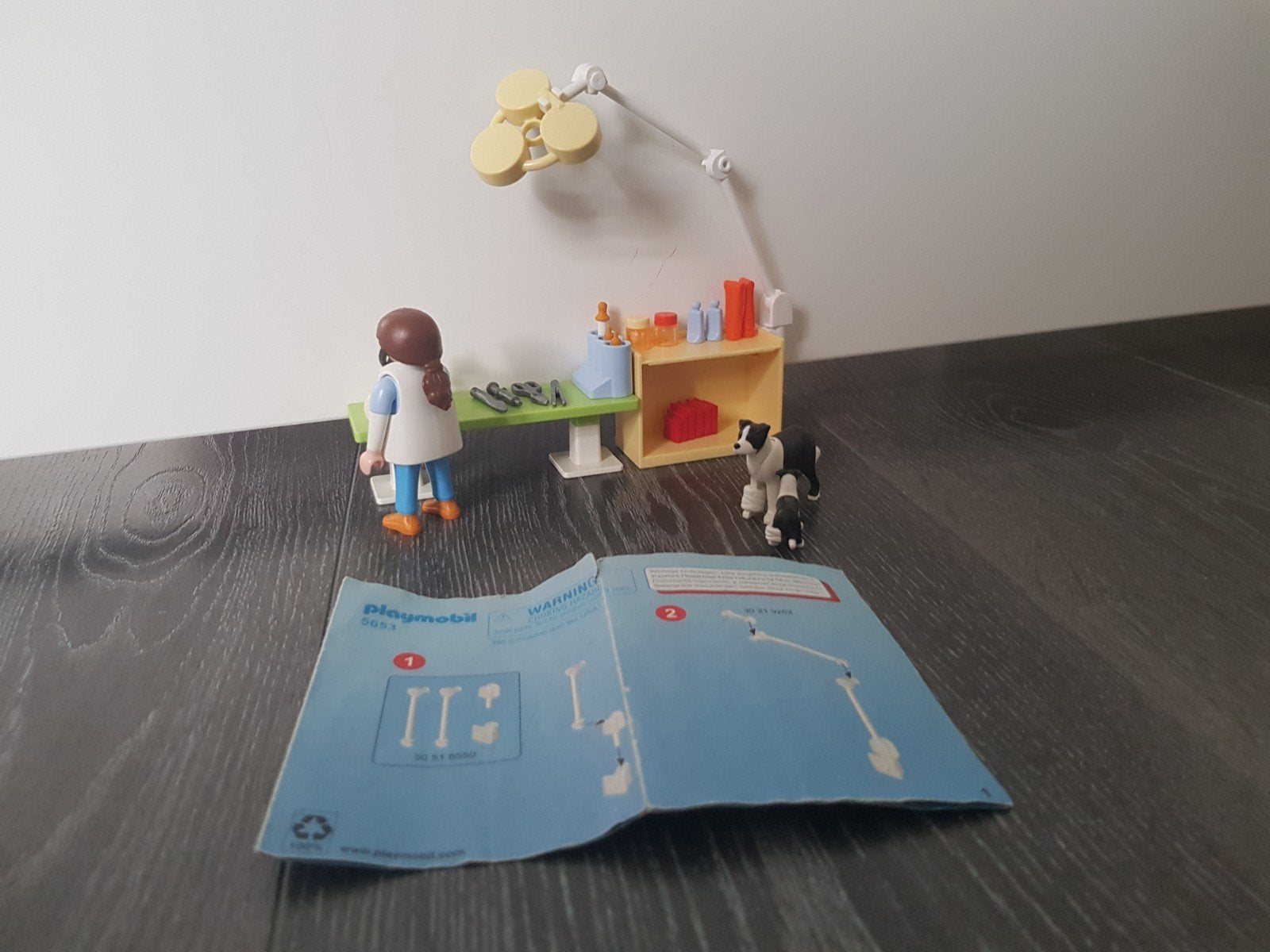 Playmobil Dierenarts Praktijk, nr. 5653, Ophalen, Complete set, Zo goed als nieuw, Figuren