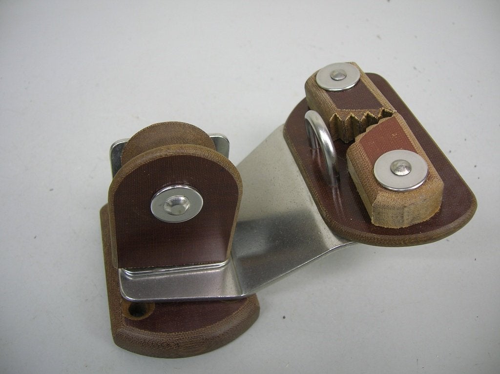 Grootschootblok klem, voetblok, 1-schijfs, tot 10 mm lijn, Ophalen of Verzenden, Nieuw, Lijn of Blok