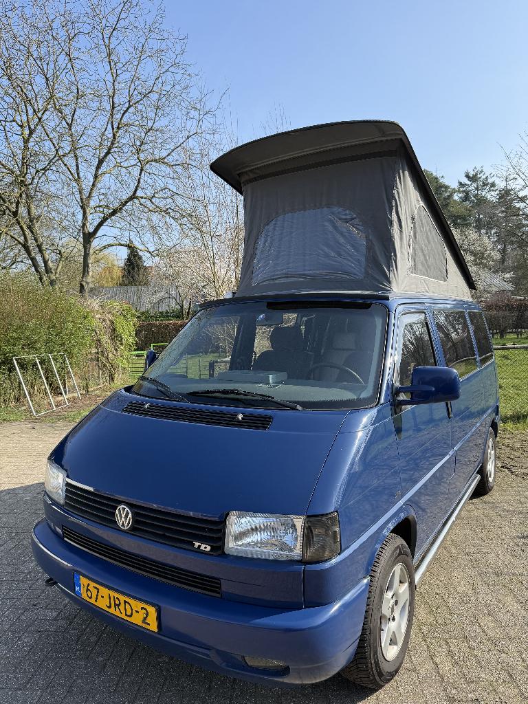 Perfect onderhouden T4 camper met cc, vakantieklaar, Buscamper of Camperbus, Luifel, Volkswagen, Particulier