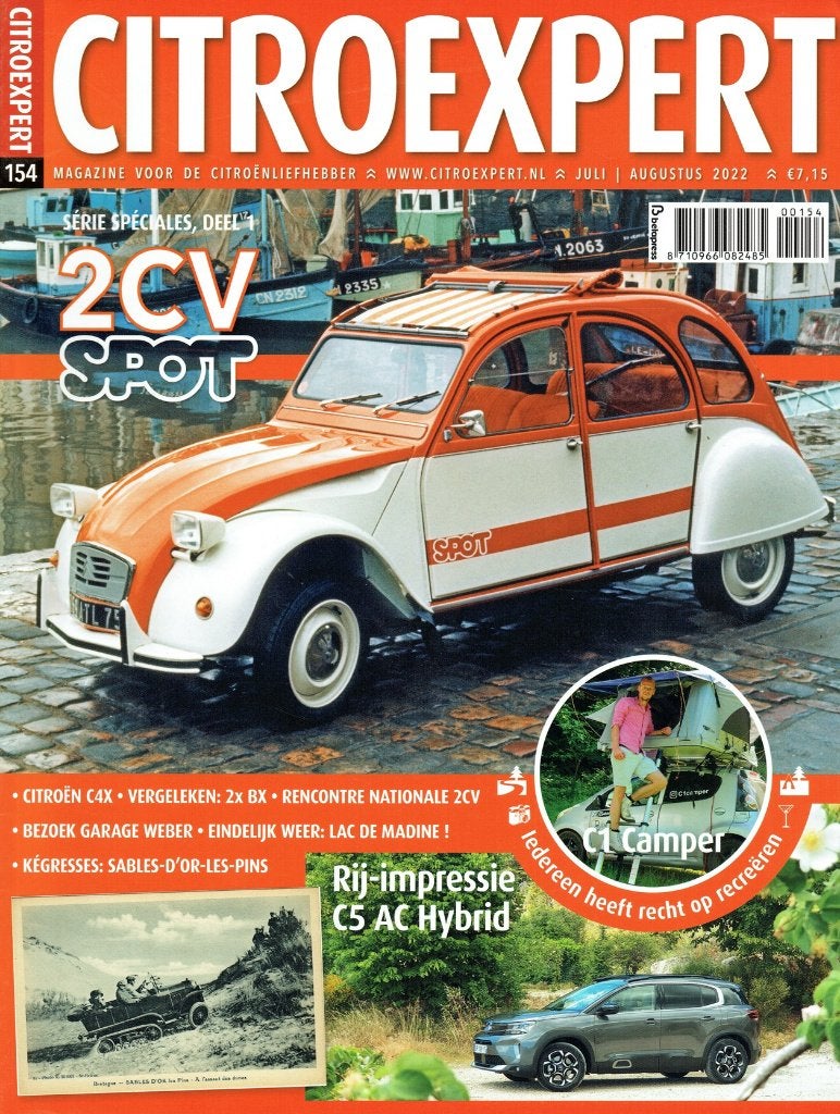 CitroExpert 2022 nr. 154 (oa Citroën 2CV4 Spot & 40 jaar BX), Verzenden, Gelezen, Citroën
