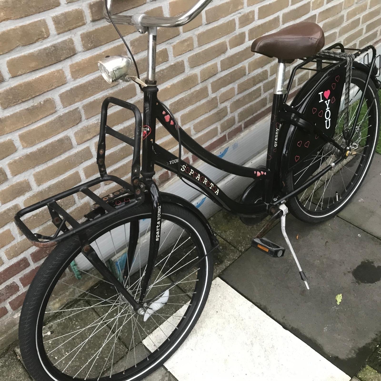 Sparta Granny fiets 26inch, Sparta, Versnellingen, Ophalen of Verzenden, Trommelrem