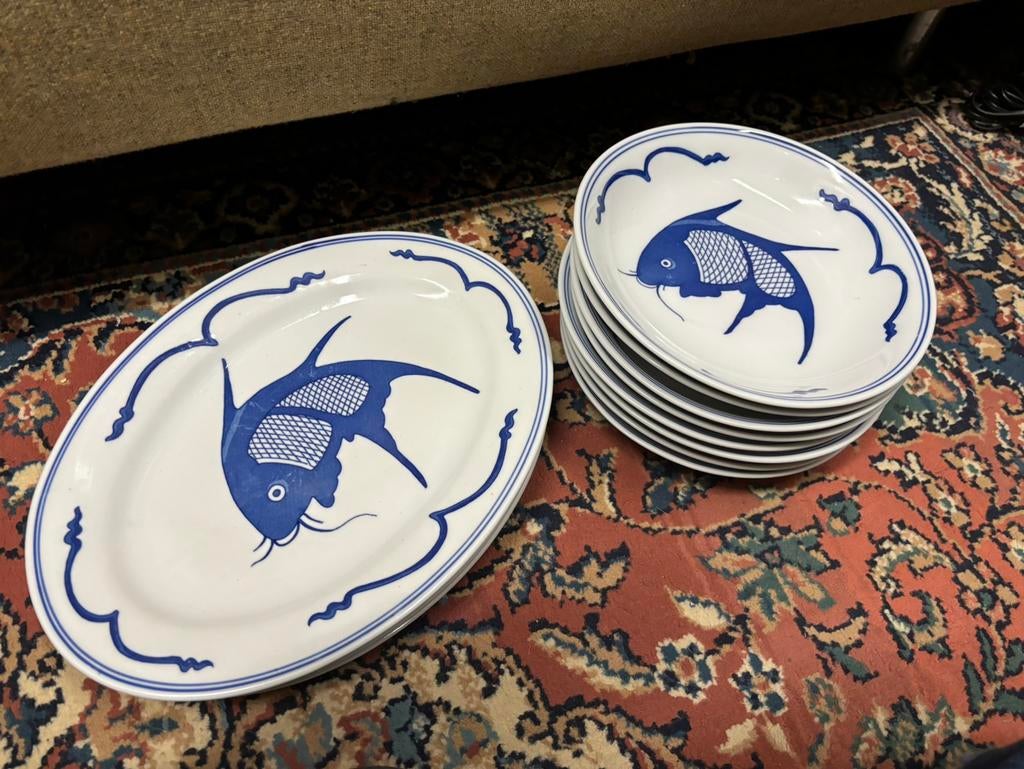 Koi karper servies, Ophalen of Verzenden
