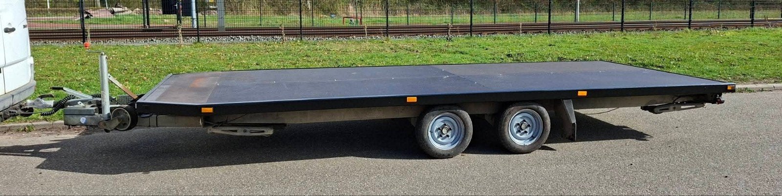 MULTYTRAILER-AUTOTRANSPORT-PLATEAUAANHANGER-KOETSVERVOER, Auto diversen, Aanhangers en Bagagewagens, Ophalen of Verzenden