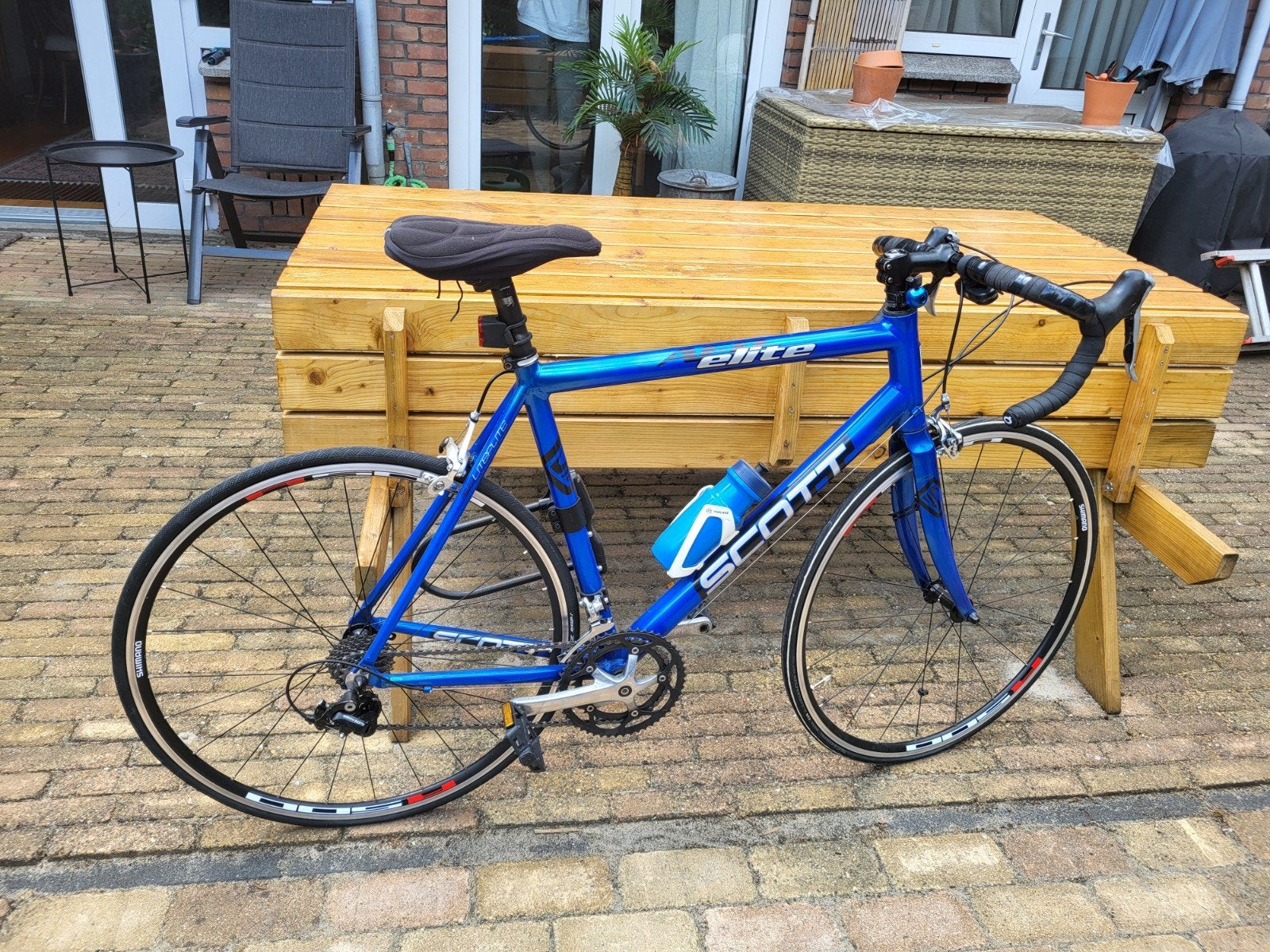 Scott Elite racefiets - Blauw, 28 inch, Gebruikt, 10 tot 15 versnellingen, Aluminium
