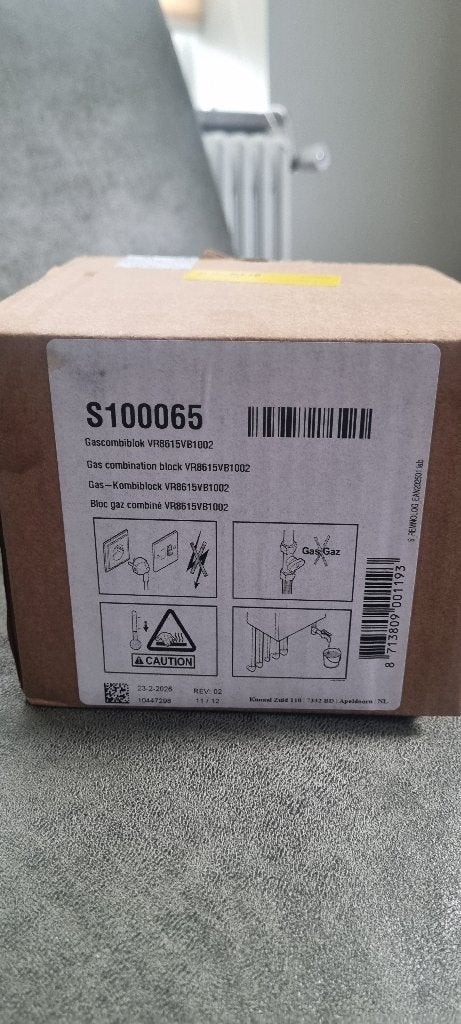Remeha gascombiblok S100065, Ophalen, Minder dan 30 cm, Hoog rendement (Hr), Cv-ketel of Combi-ketel
