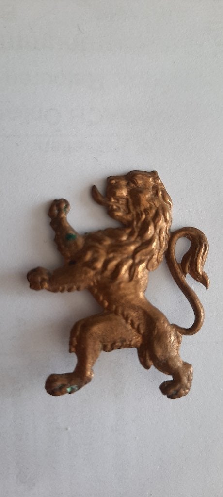 baretinsigne van de Belgische strijdkrachten uit WW II, Verzamelen, Ophalen of Verzenden, Overige soorten, Overige gebieden, Embleem of Badge
