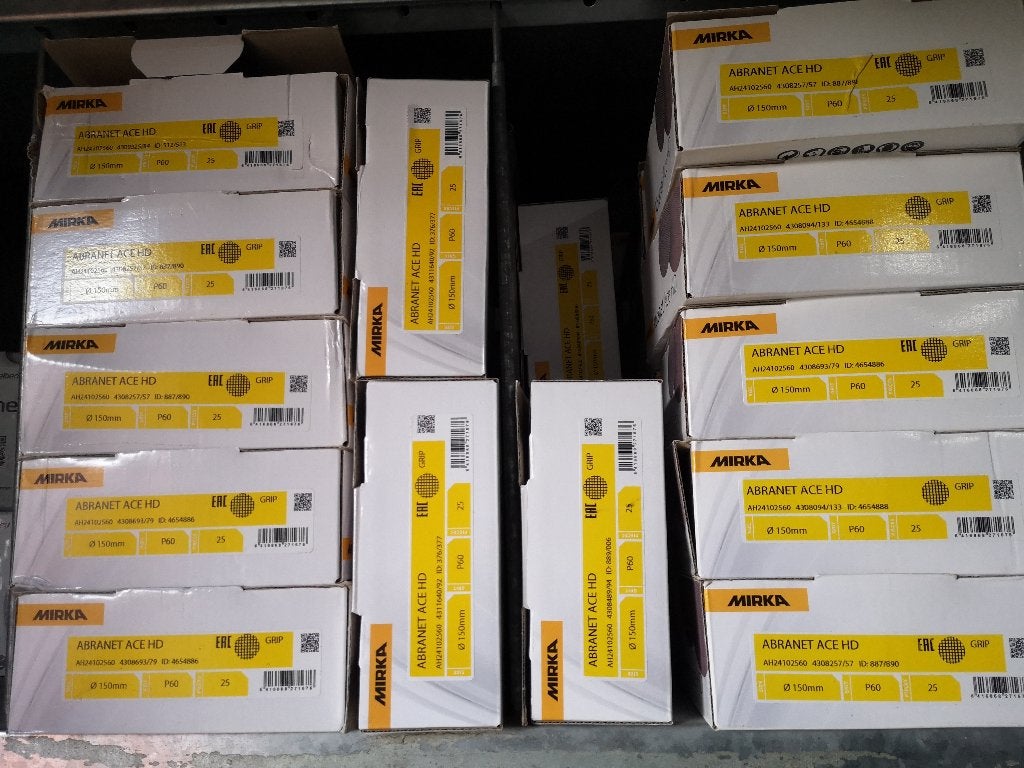 Mirka Abranet ACE HD 150 mm P40 – 25 schuurschijven, Verzenden, Nieuw, Onderhoud en Reparatie