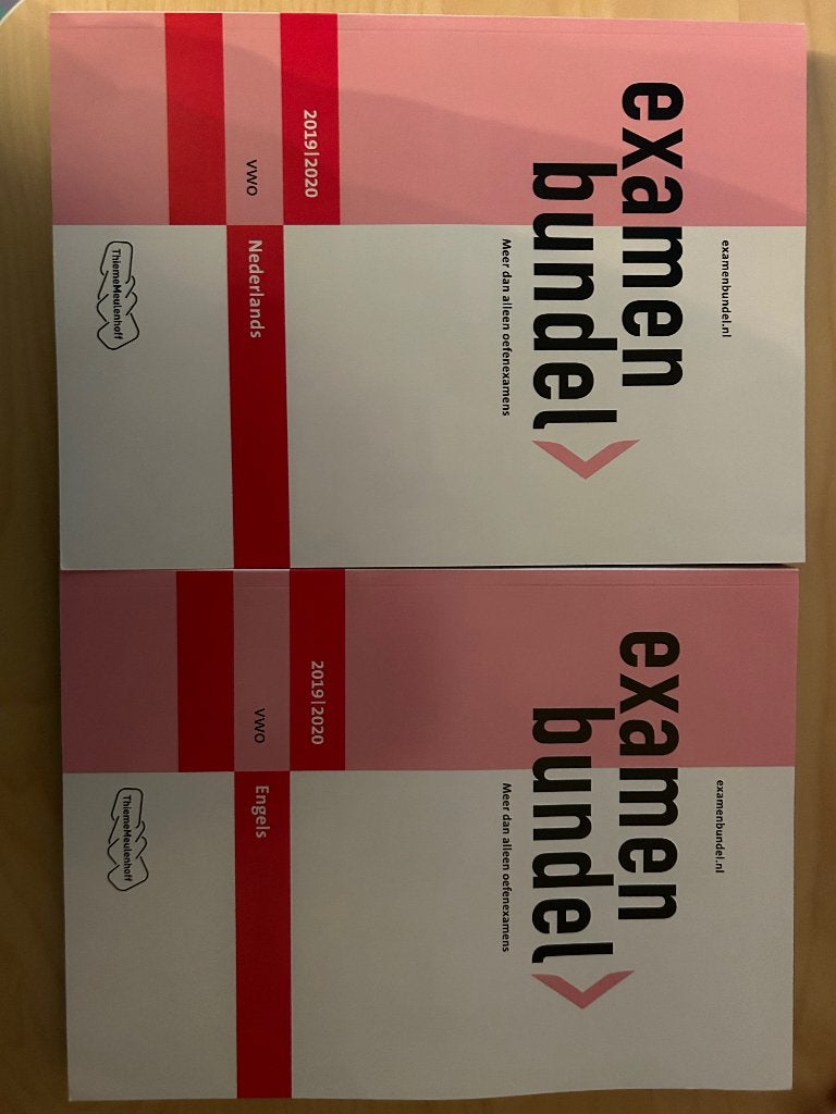 Examenbundels vwo Nederlands en Engels 2019-2020, Boeken, Schoolboeken, Ophalen, VWO, Engels, Nieuw