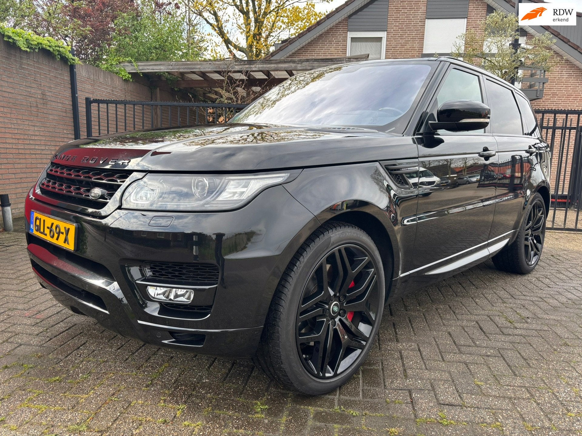 Land Rover RANGE ROVER SPORT 5.0 V8 Supercharged Autobiograp, Automaat, Gebruikt, 510 pk, Zwart
