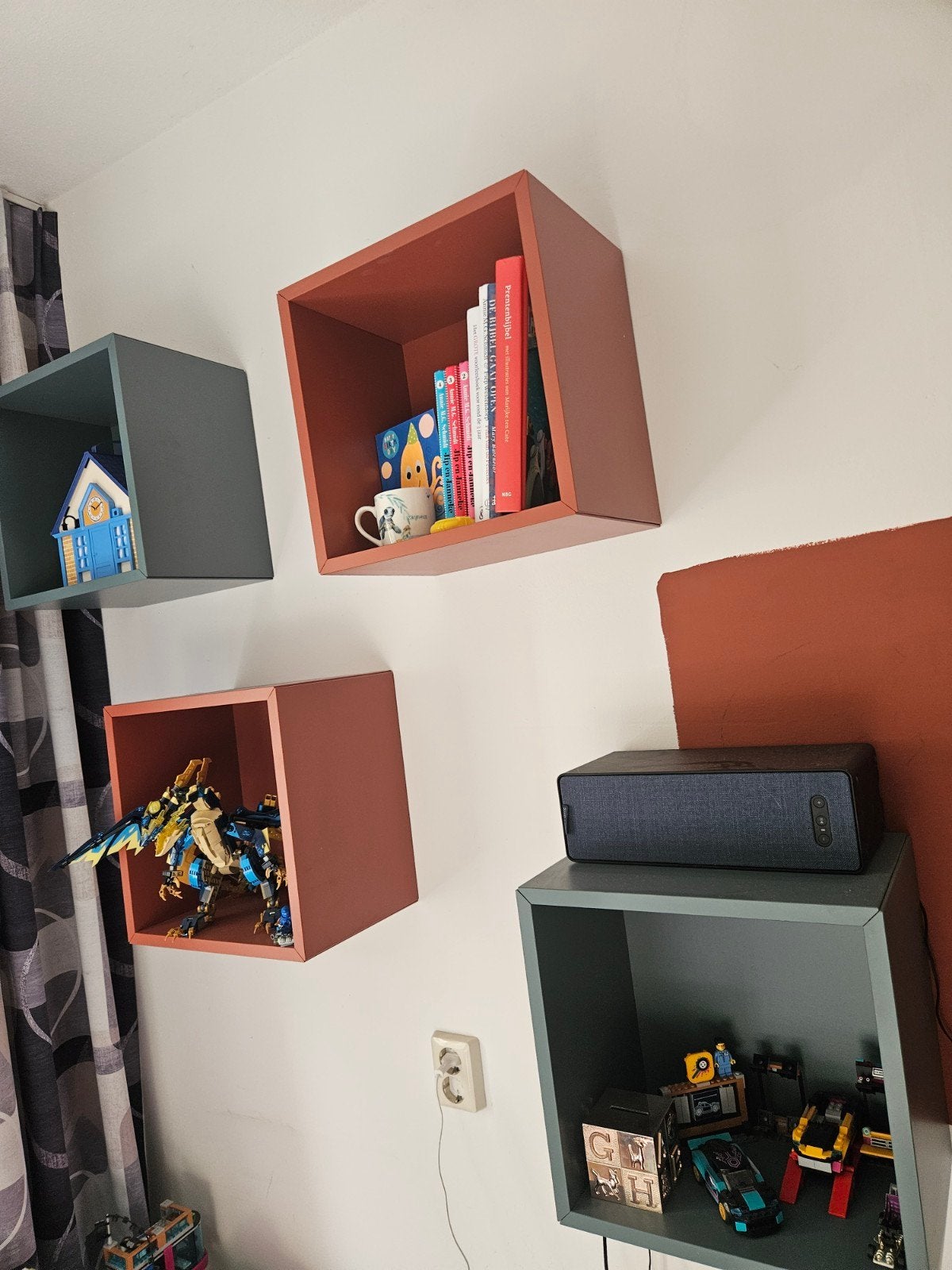 Ikea Eket kastjes, Livarno Living kubus, 114x38x36 en 38x38x, Ophalen, 25 tot 50 cm