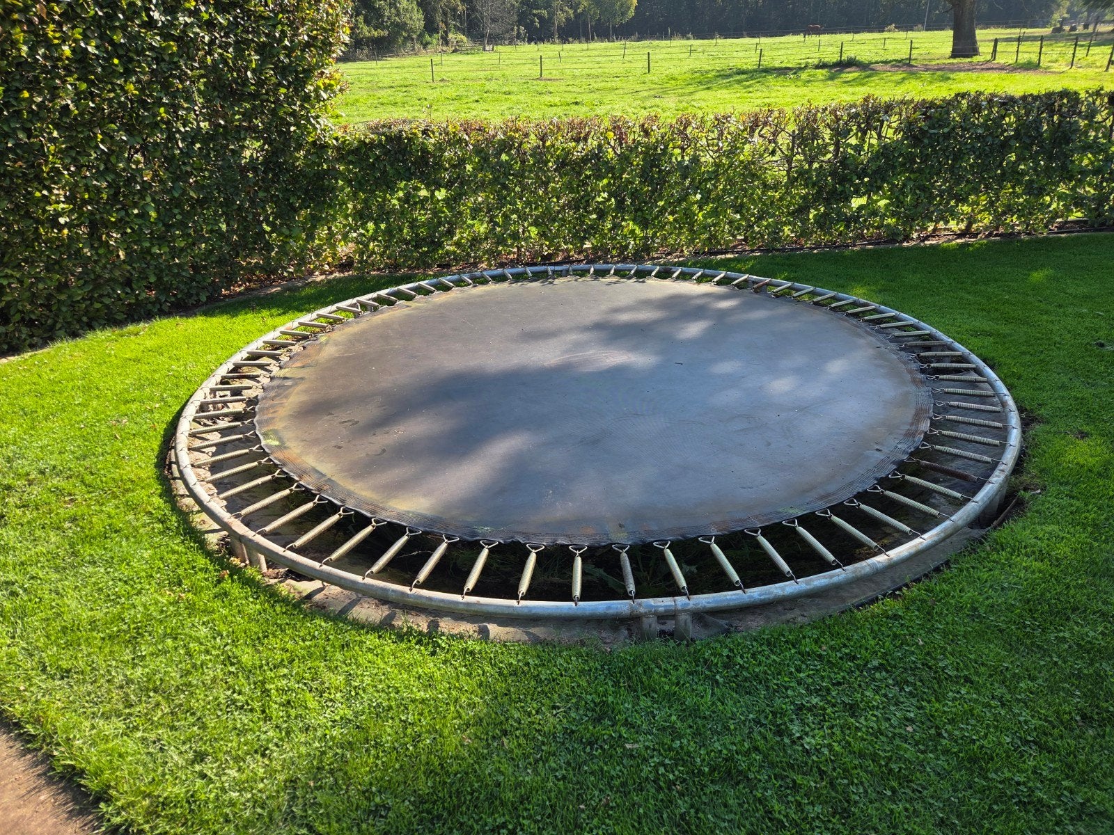 BERG Trampoline (zonder beschermrand), Ophalen, Gebruikt
