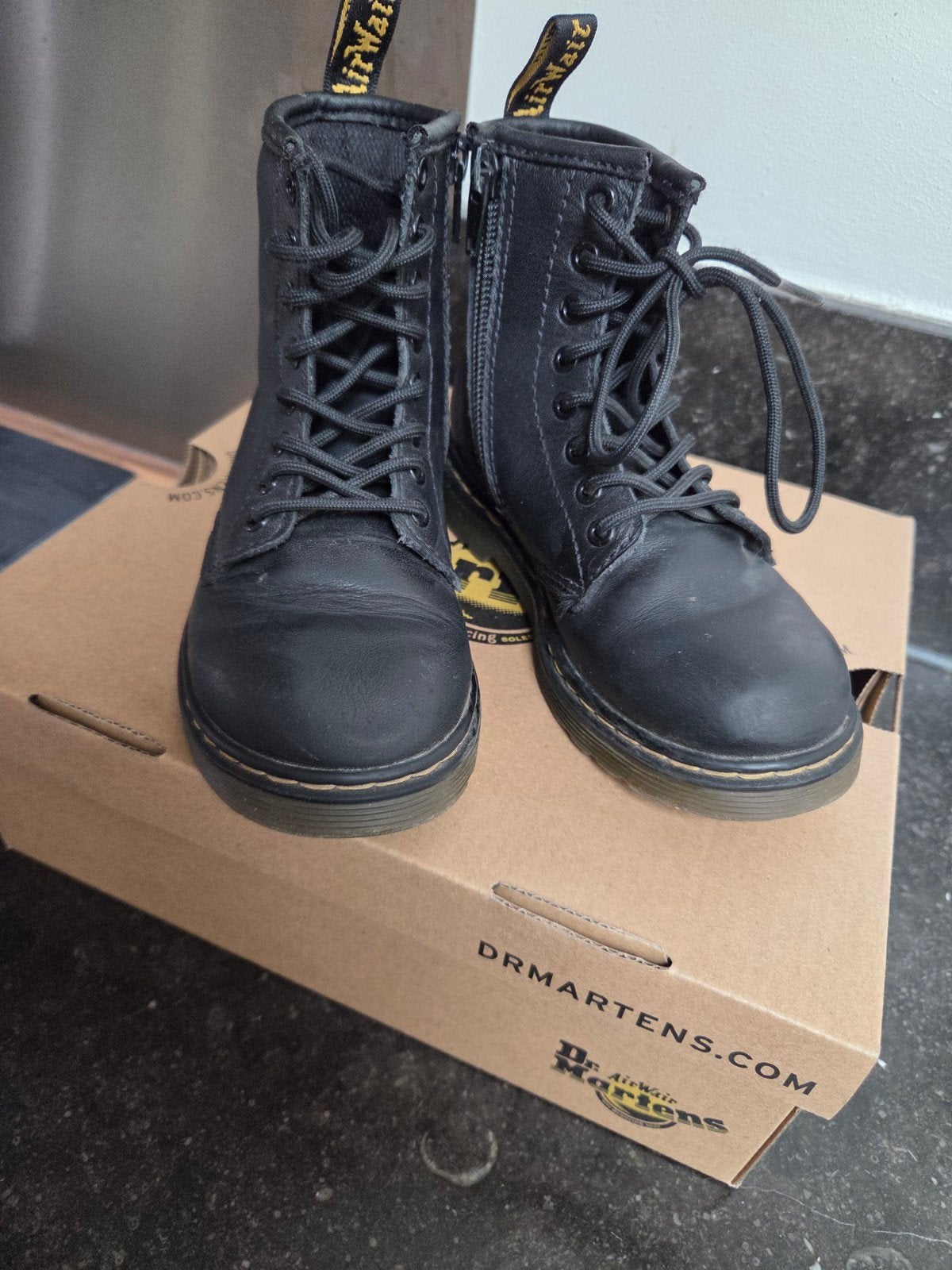 Dr. Martens laarzen maat 28 zwart, Ophalen of Verzenden, Gebruikt, Dr. Martens, Laarzen