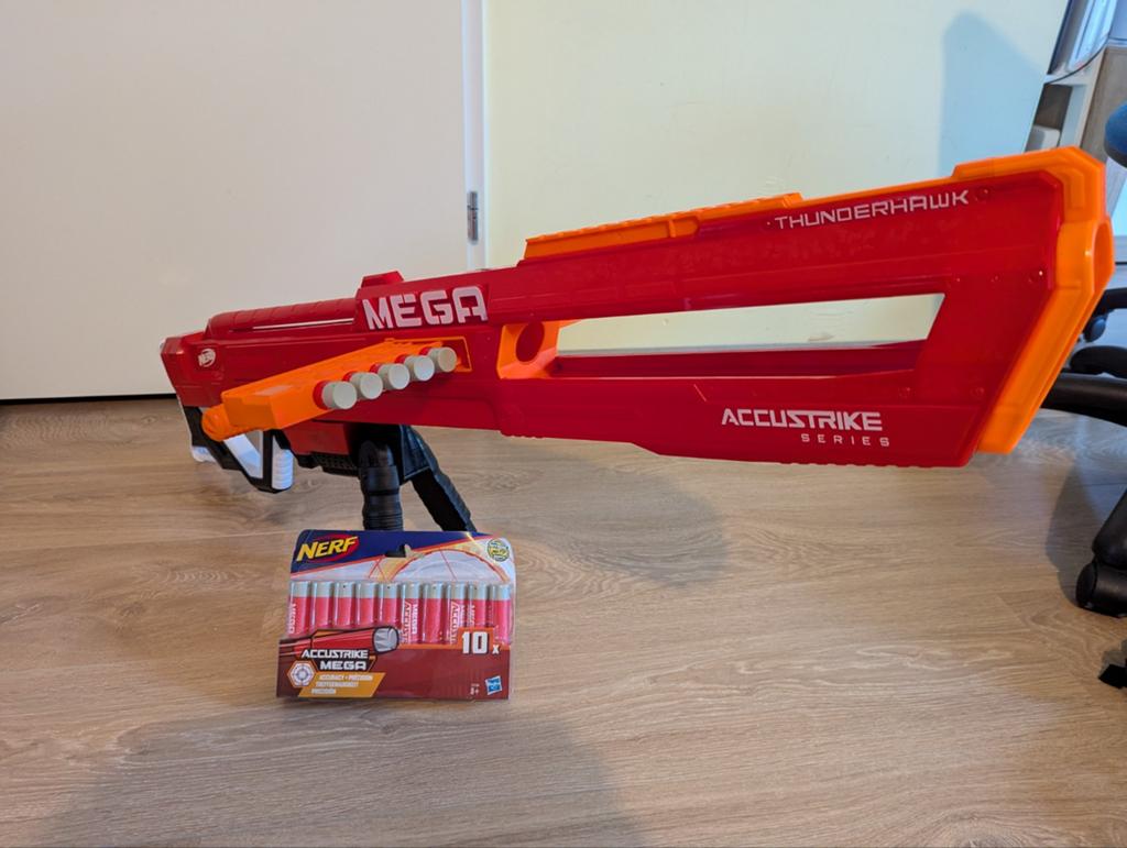 Nerf MEGA Thunderhawk Accustrike, Ophalen, Zo goed als nieuw