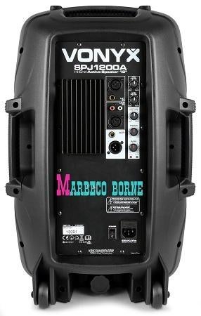 Actieve Luidspreker,PA speaker, versterker 12 inch SPJ-1200A, Overige merken, Vonyx, Overige typen, Nieuw