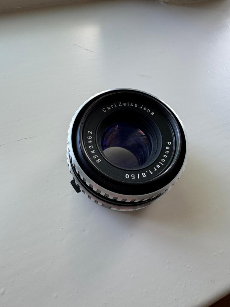 Carl Zeiss Jena Pancolar 50mm f1,8, Audio, Tv en Foto, Fotografie | Lenzen en Objectieven, Ophalen of Verzenden, Gebruikt, Standaardlens
