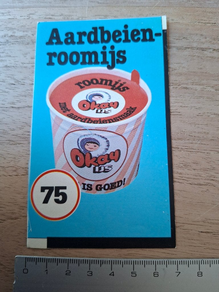 Sticker Okay ijs, Ophalen of Verzenden, Zo goed als nieuw, Merk