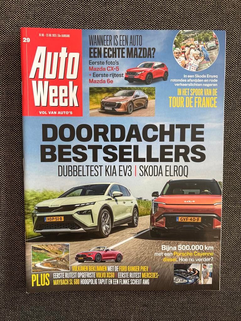 AutoWeek 29 - Mazda, Kia EV3, Skoda Elroq, Tour de France, Verzenden, Nieuw, Algemeen