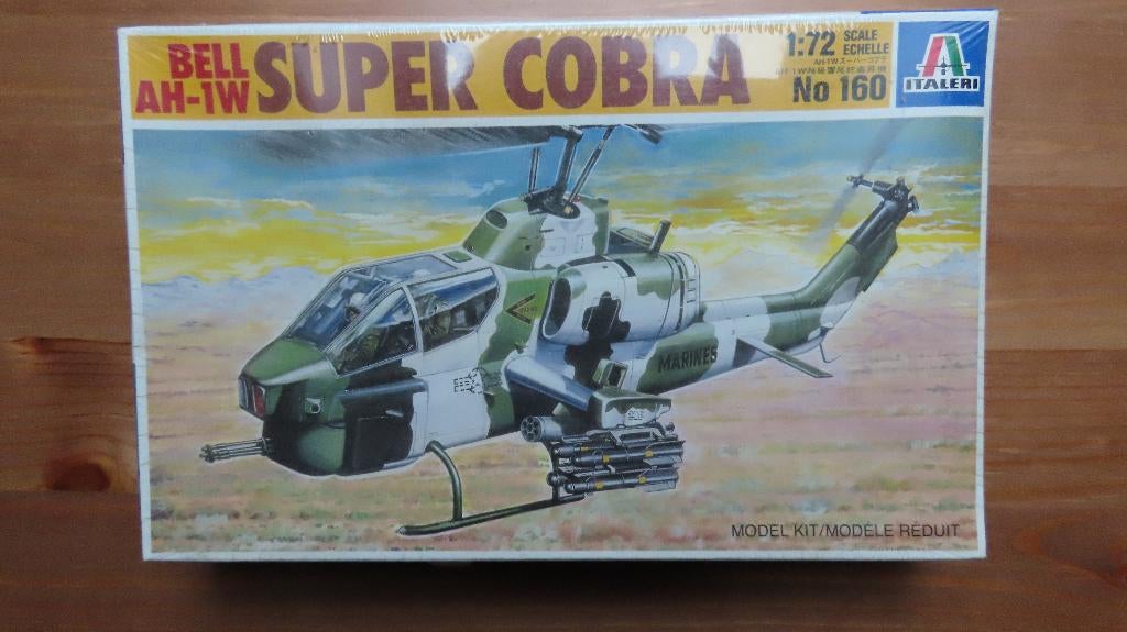 Bell AH-1W Super Cobra Italeri 1/72, Hobby en Vrije tijd, 1:72 tot 1:144, Italeri, Helikopter, Nieuw