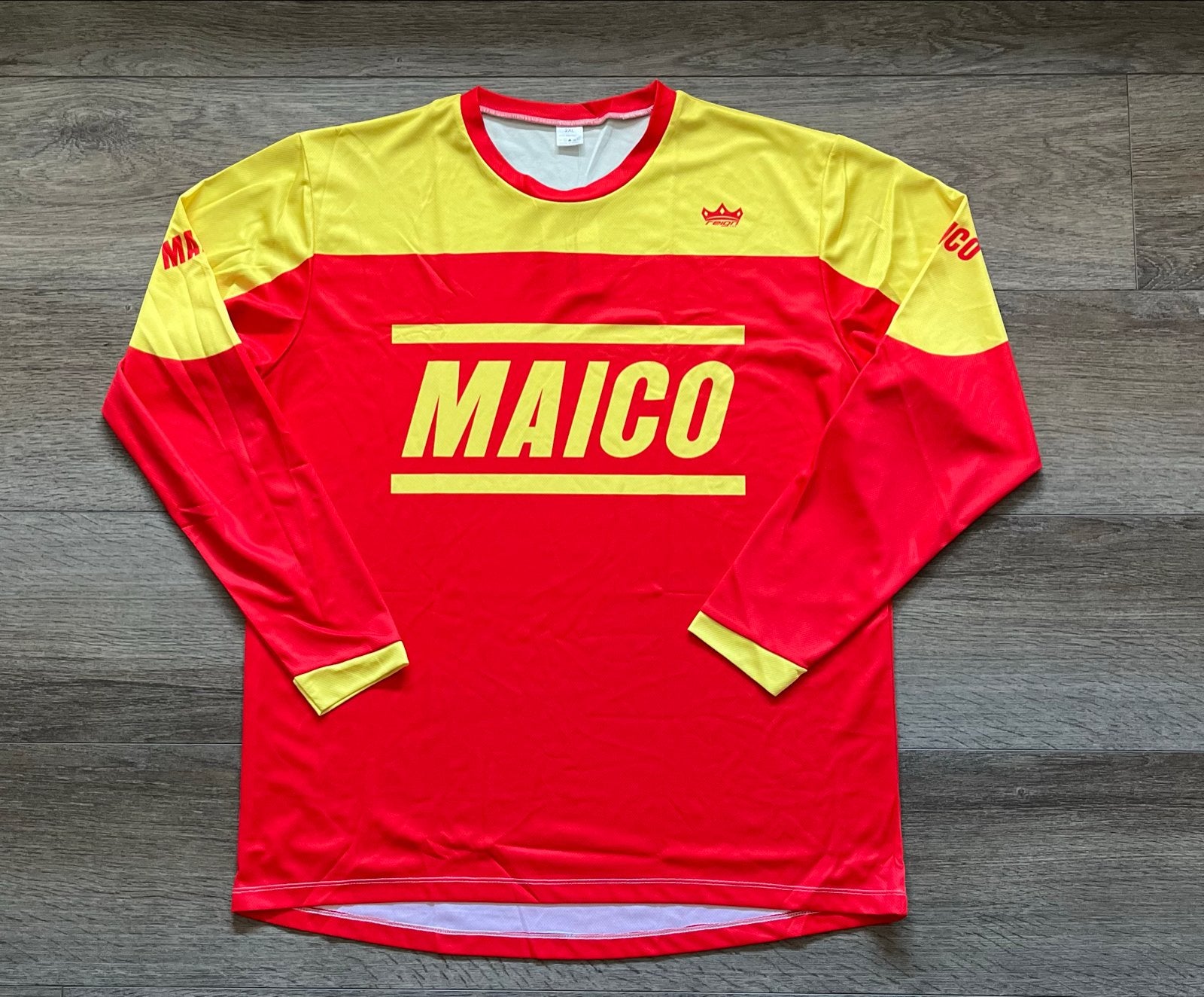 Maico Oldschool Vintage Motorcross Shirt Nieuw (valt als L), Motoren, Ophalen of Verzenden, Nieuw zonder kaartje, Dames, Motorcrosskleding