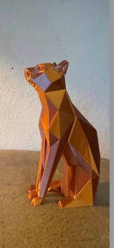 Geometrisch Hondenbeeld - Modern Kunstobject, Ophalen, Minder dan 20 cm, Kunststof, Beeld