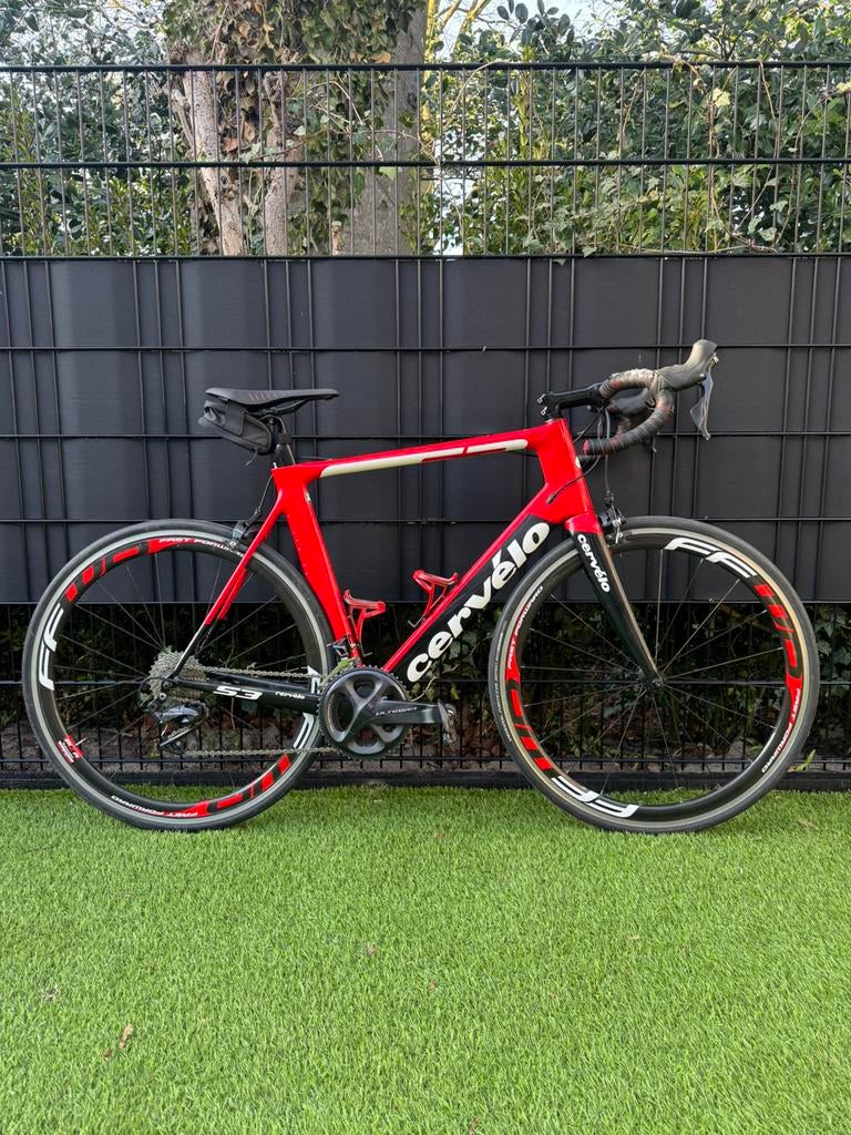 Cervelo S3 Ultegra R8000 + FFWD Carbon Wielset + Mavic Set, 28 inch, Carbon, Zo goed als nieuw, 57 tot 61 cm