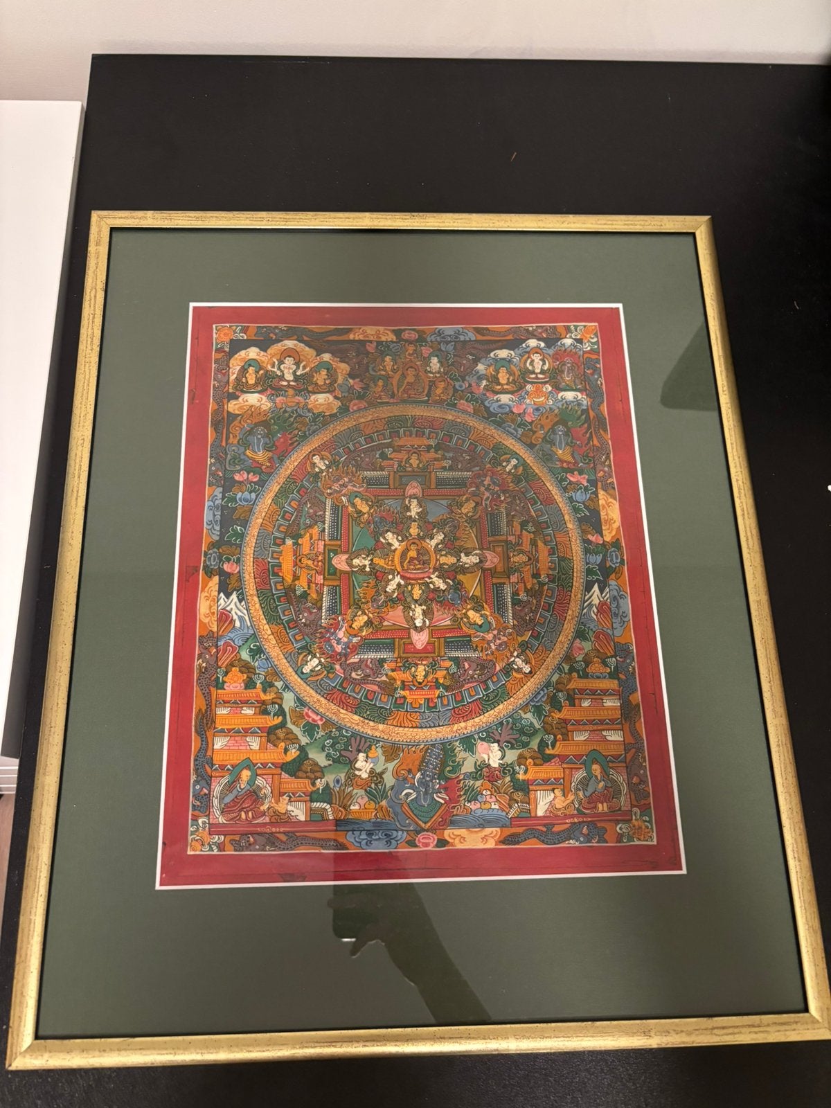 2 Handgemaakte budha schilderijen, Overige stijlen, Portret of Personen, Ophalen of Verzenden, Handgeschilderd