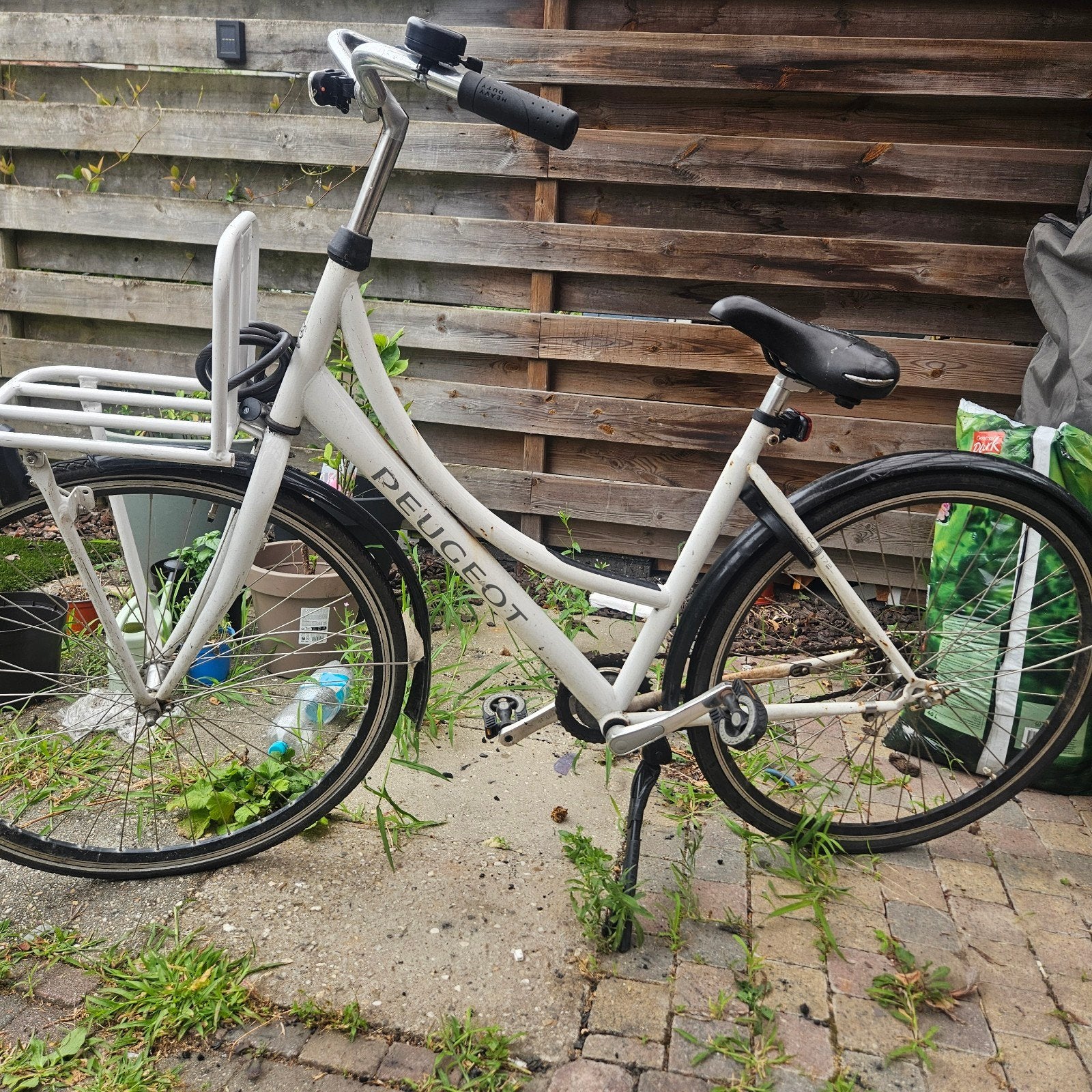 Fiets voorband lek, Ophalen, Gebruikt
