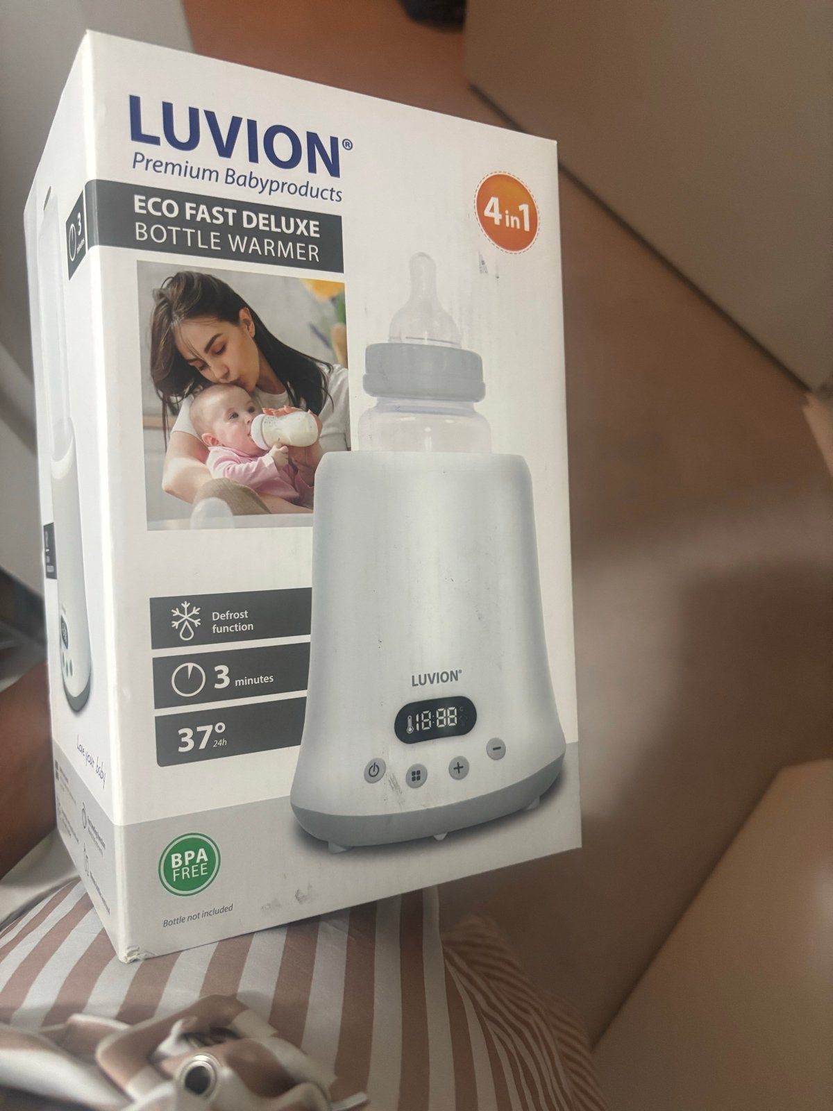 Ongeopend - Luvion Eco Fast Deluxe Flessenwarmer 4-in-1, Flessen- of potjesverwarmer, Luvion, Nieuw, Ophalen of Verzenden