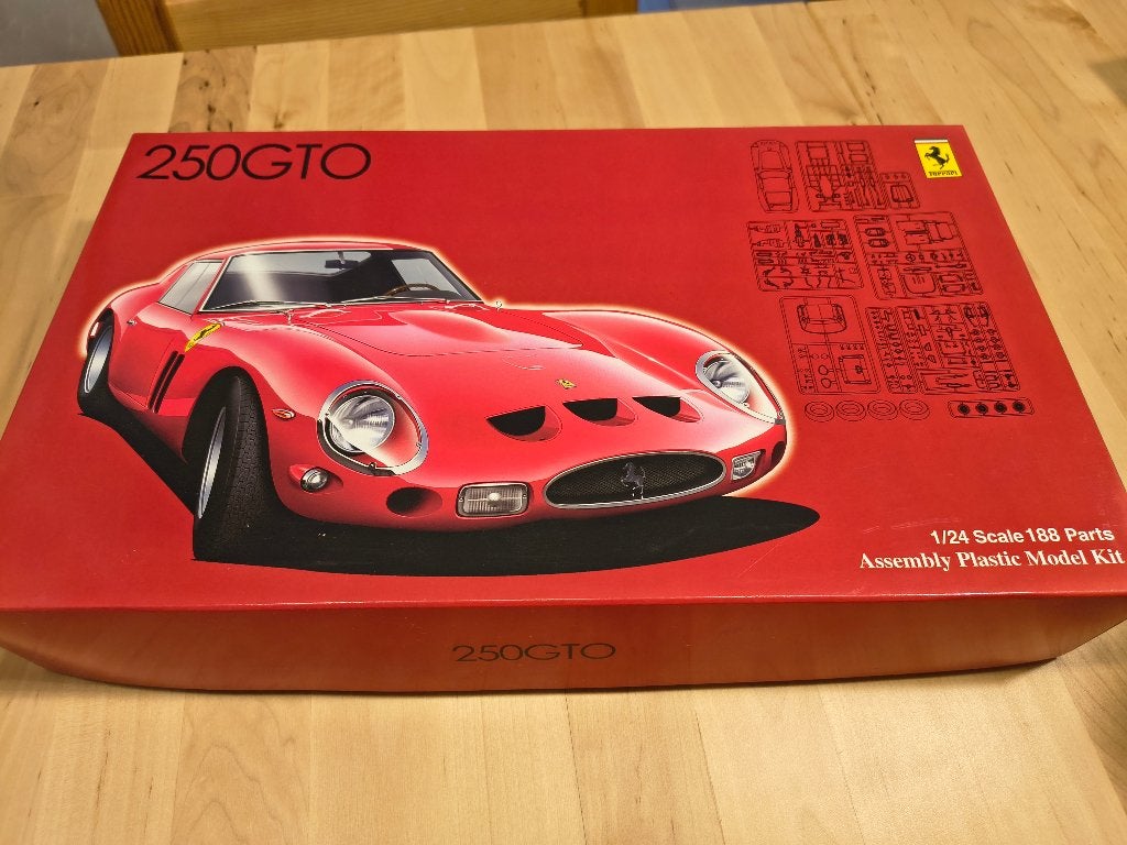 Fujimi Ferrari 250GTO 1/24 modelkit met extra metal parts, Overige merken, Auto, Groter dan 1:32, Nieuw